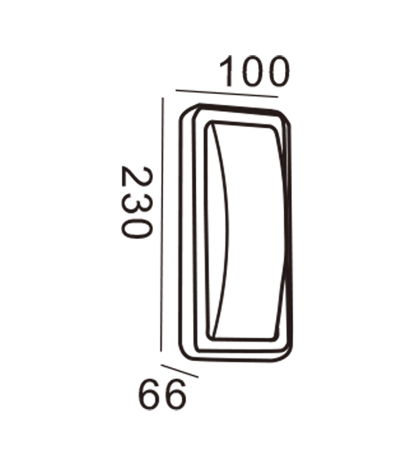 Zidna svjetiljka Apple-Rectangle HR20023 Zidna svjetiljka Apple-Rectangle HR20023