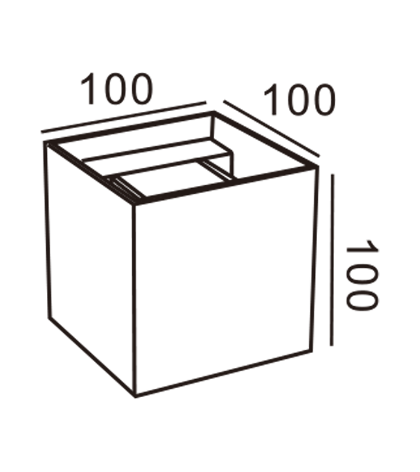 Dvosmjerna zidna svjetiljka za prigušivanje od 100 kvadrata HR60432-G9 Dvosmjerna zidna svjetiljka za prigušivanje od 100 kvadrata HR60432-G9