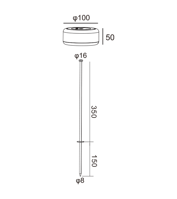 750 High Black Body punjivo svjetlo HR95004-750 750 High Black Body punjivo svjetlo HR95004-750