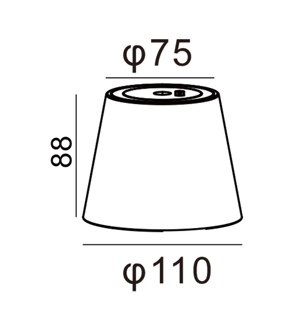 Punjiva lampa za abažur HR95041 Punjiva lampa za abažur HR95041