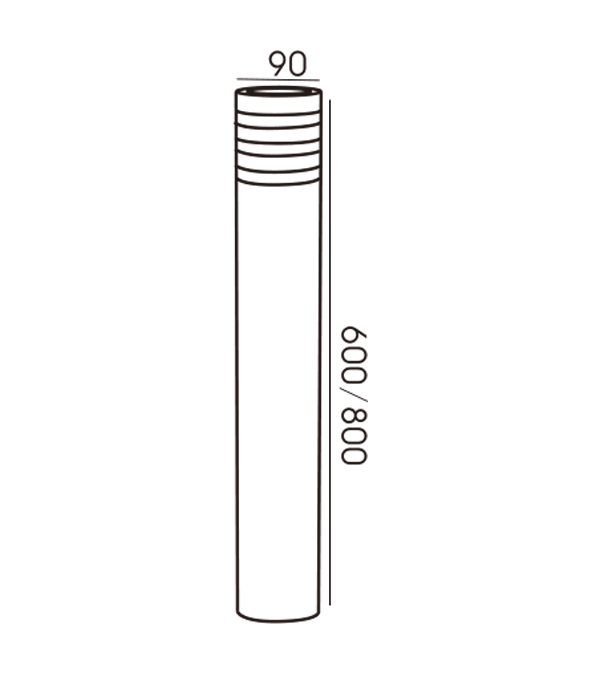 90 Okruglo troslojno prozirno vrtno svjetlo HR60063-800 90 Okruglo troslojno prozirno vrtno svjetlo HR60063-800