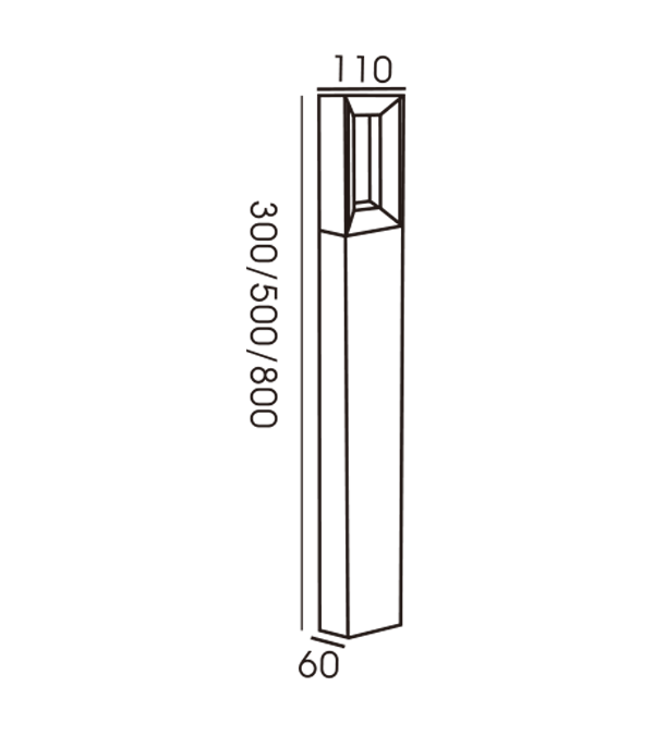 110 Quad Slope Garden Light Garden Light HR60092-800 110 Quad Slope Garden Light Garden Light HR60092-800