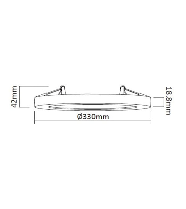 330 LED stropna svjetiljka HR10101 330 LED stropna svjetiljka HR10101