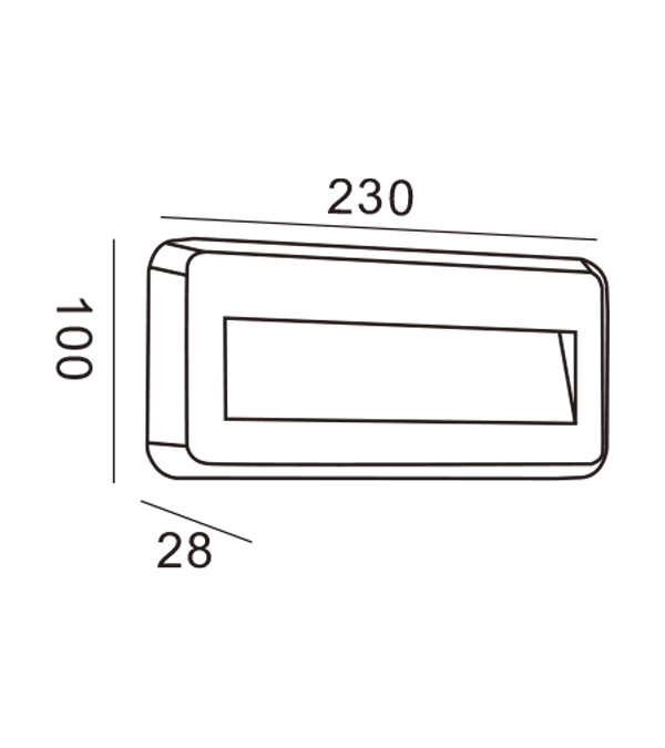 Zidna svjetiljka Apple-Rectangle HR20021 Zidna svjetiljka Apple-Rectangle HR20021