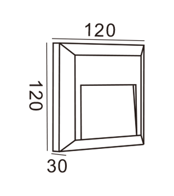 Zidna svjetiljka Apple-Rectangle HR20031 Zidna svjetiljka Apple-Rectangle HR20031