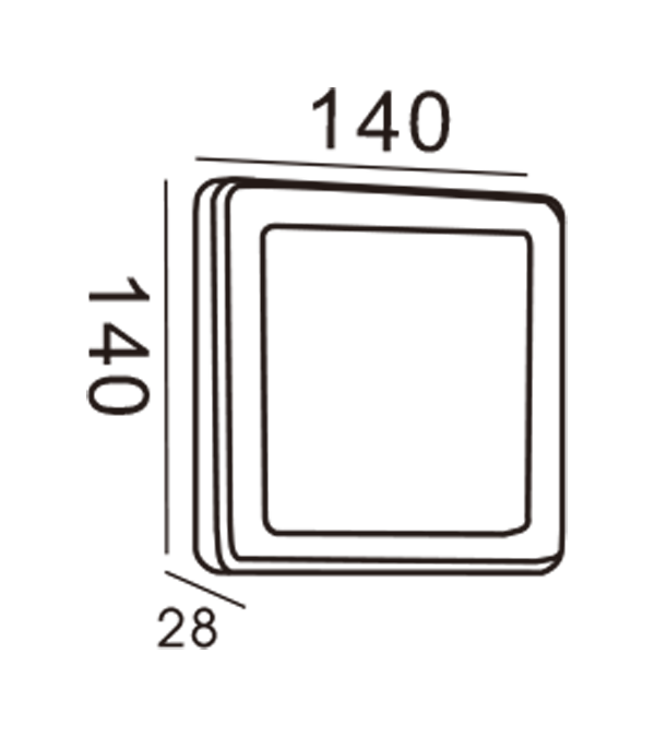 Zidna svjetiljka Apple-Rectangle HR20012 Zidna svjetiljka Apple-Rectangle HR20012